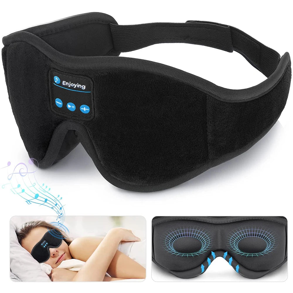 Mask For Sleep Headphones Bluetooth Music