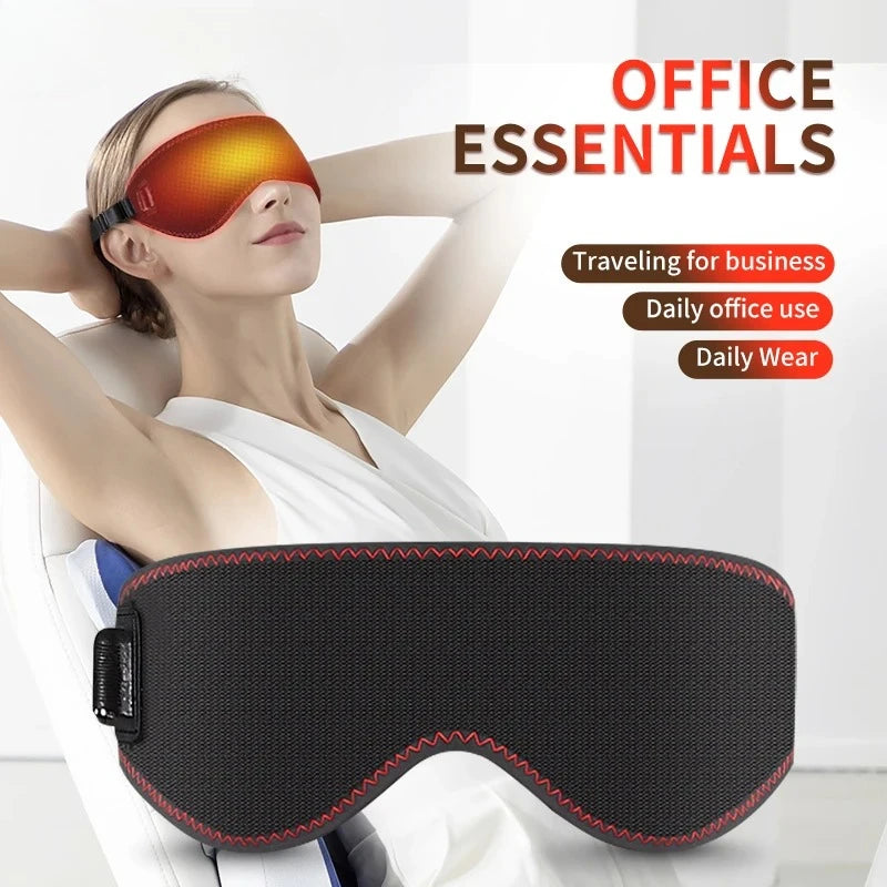 Heated Eye Mask for Dry Eyes with 3 Heat Levels Hot Compress