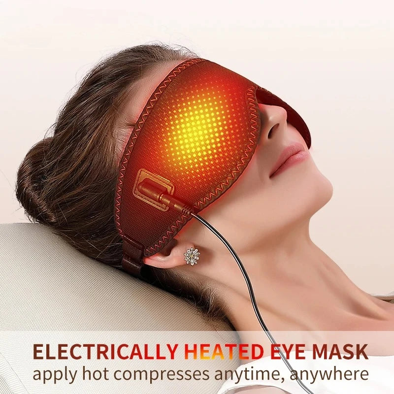 Heated Eye Mask for Dry Eyes with 3 Heat Levels Hot Compress