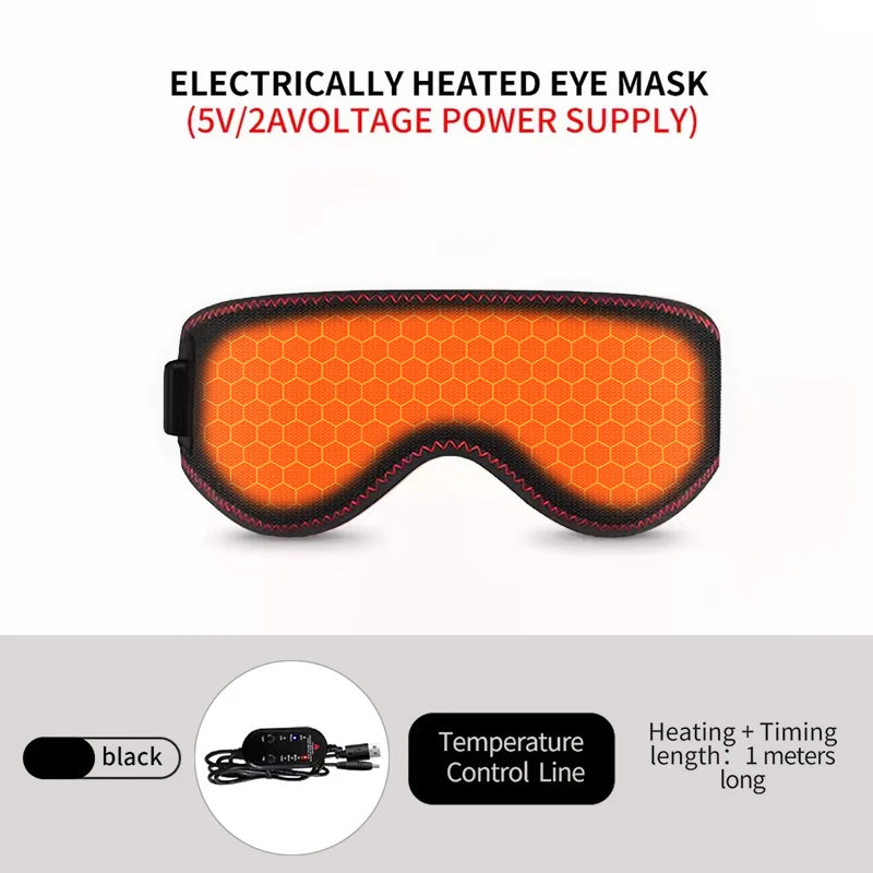 Heated Eye Mask for Dry Eyes with 3 Heat Levels Hot Compress