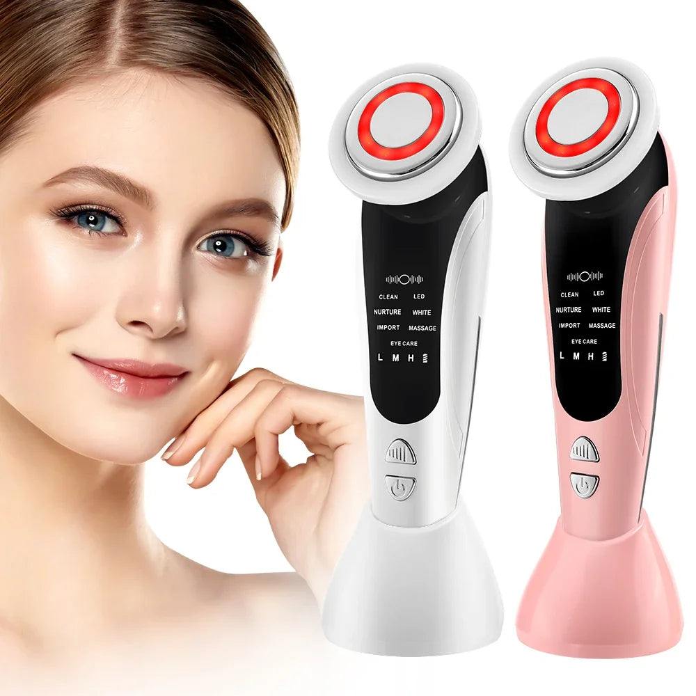 7 in 1 EMS Facial Massager Face Beauty Instrument.