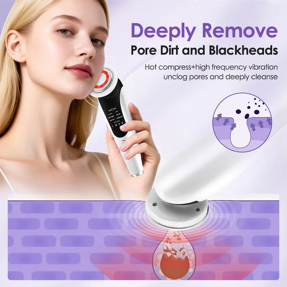 7 in 1 EMS Facial Massager Face Beauty Instrument.