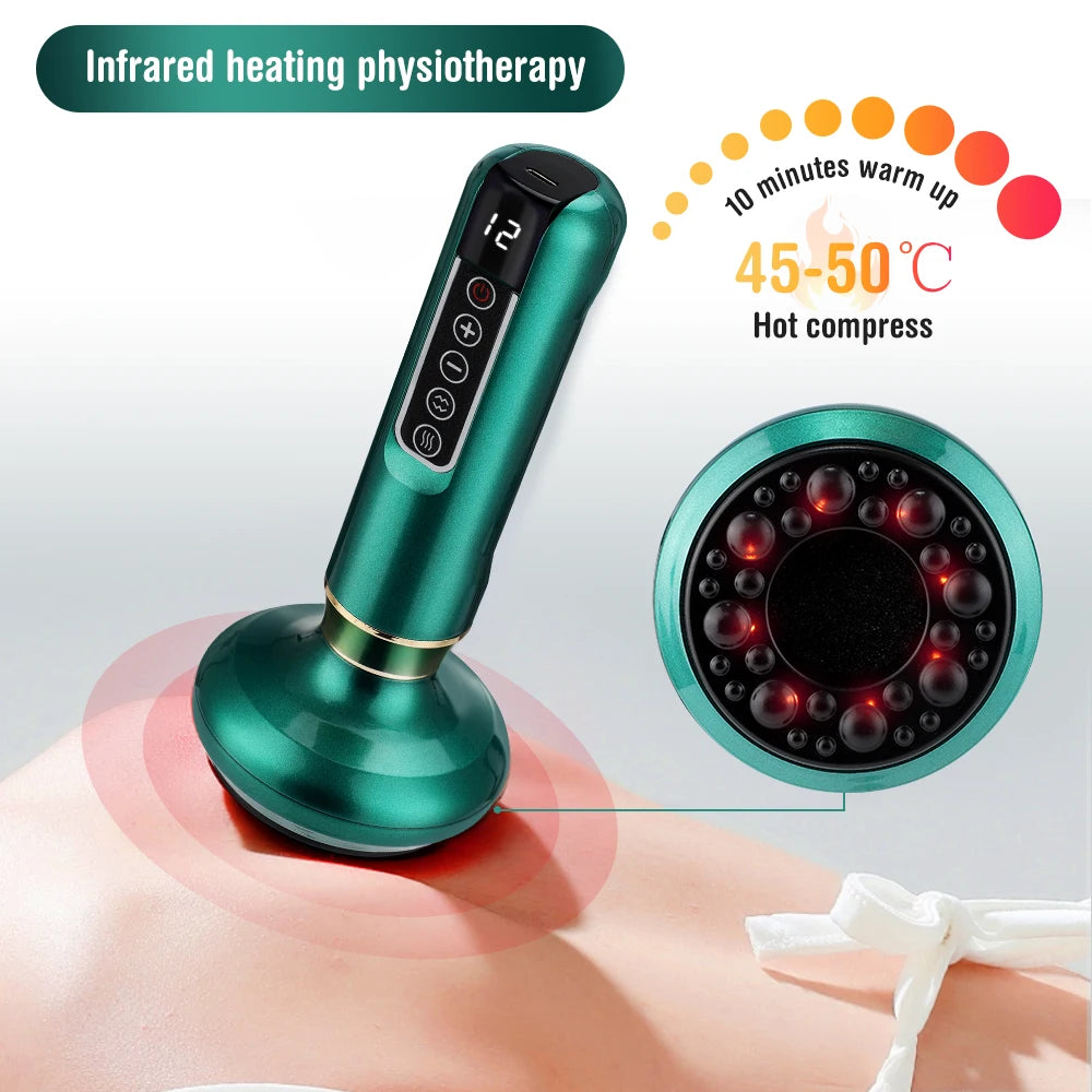 Rechargeable Electric Cupping Massager Vacuum Suction