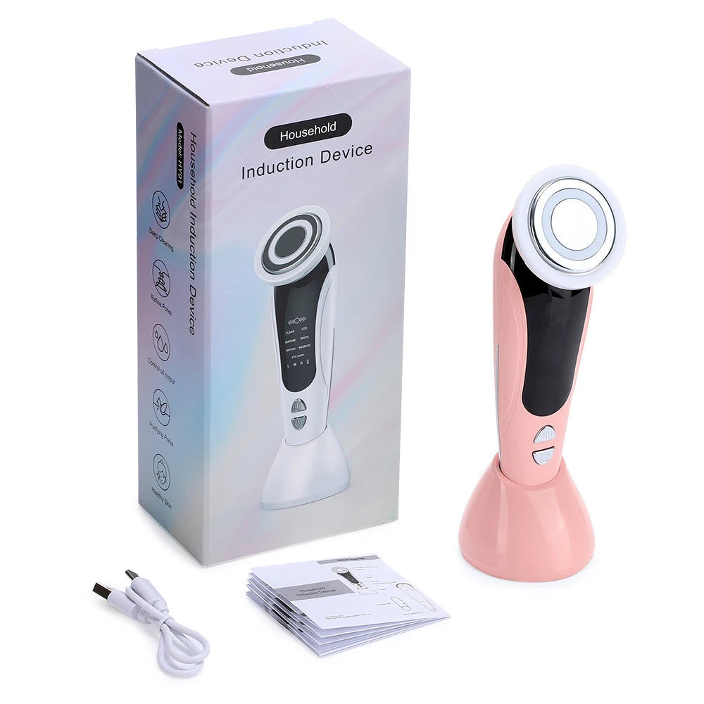 7 in 1 EMS Facial Massager Face Beauty Instrument.