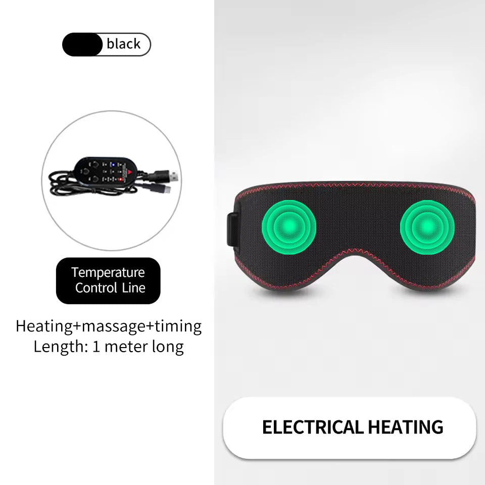 Heated Eye Mask for Dry Eyes with 3 Heat Levels Hot Compress
