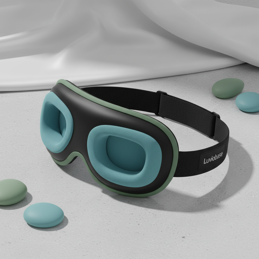 3D Sleeping Mask - Soft padded light-blocking sleep mask for deep rest